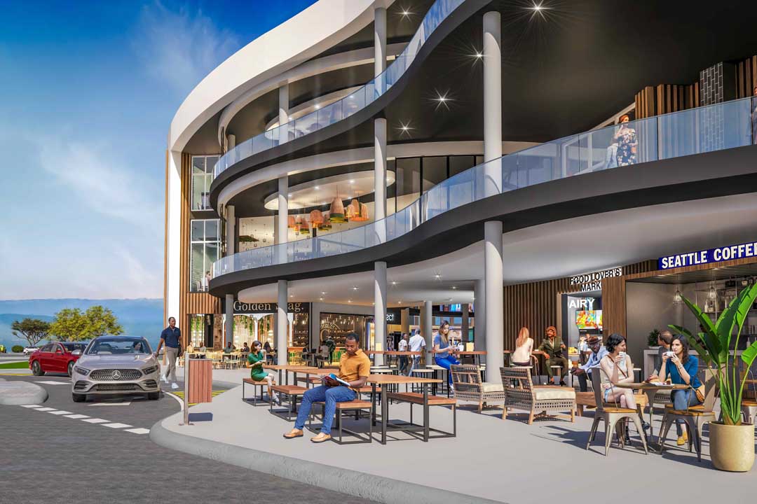 the VIEW - Artistic Impression of the ground level entrance 1